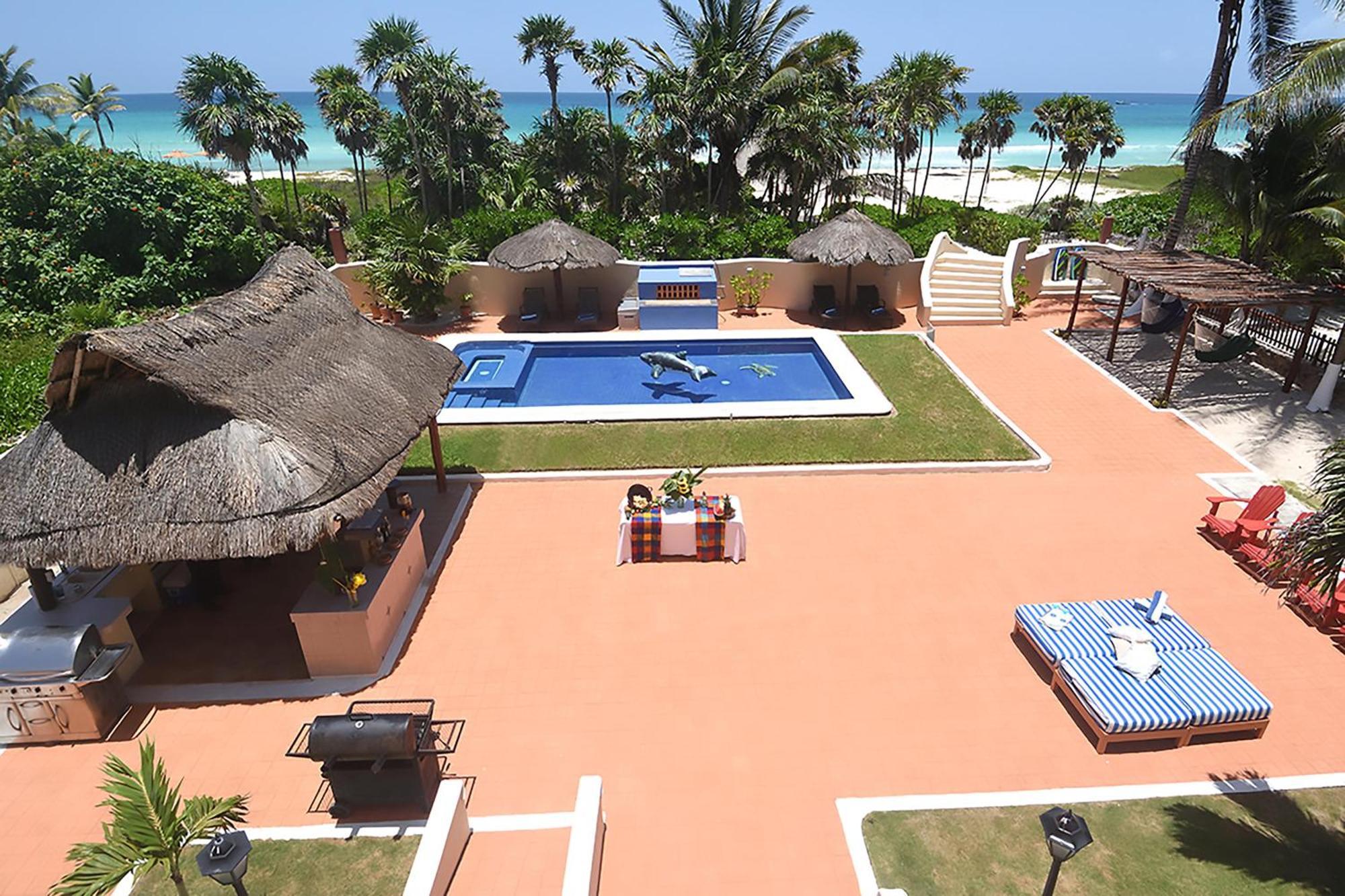 Villa Sol Y Luna Ocean Front With Private Pool Playa del Carmen Exterior photo